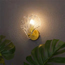 Axya Shell Glass LED Wall Lamp for Home Decor and Bedroom Lighting