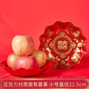 Axyaa Big Fu Zi Fruit Plate - Melon & Snack Plate for Home, BPA-Free