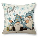 Axyaa Christmas Pillows Set - Festive Cushion Covers for Sofa, Bedroom, Car