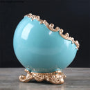 Axya European Sphere Key Storage Box: Resin Desktop Organizer for Phones & Remotes