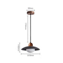 Axyaa Retro Black Hole Stone Flying Saucer Pendant Light