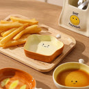 Axyaa Ceramic Bread Seasoning Underglaze Dish - Cute and Good-looking Plate for Sauces