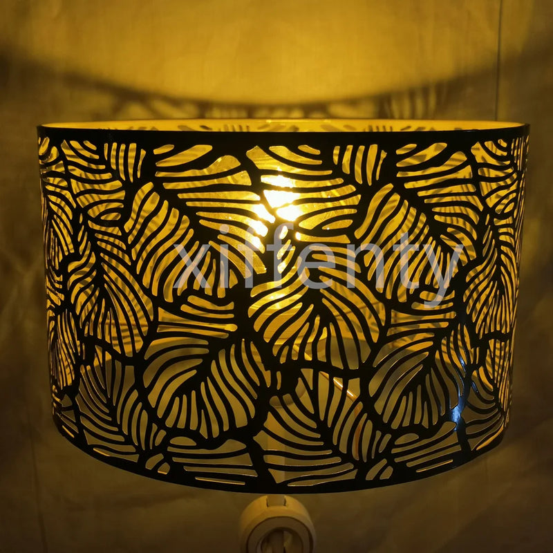 Axya Metal Carved Hollow Lamp Shade for E27/E14 Cap Light Cover