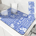 Axyaa Tropical Plant Kitchen Drying Mat
