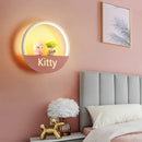 Axyaa Round Modern Wall Lamp Nordic Wall Sconces Indoor Lighting for Living Room Bedroom
