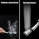 Axyaa Chrome Square Handheld Shower Head - Ultra Strong Water Saving Model