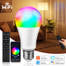 Axyaa Smart WiFi LED Bulbs 12W-18W E27 Alexa Google Home Voice Control Colorful Lighting