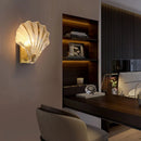 Axyaa Amber Glass Shell Wall Lamp LED Indoor Lighting