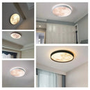 Axyaa Lunar LED Ceiling Light: Modern Circular Bedroom Lamp