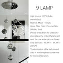 Axyaa Geometric LED Lava Pendant Light for Living Room, Bedroom, Bar