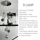 LED Lava Pendant Light by Axyaa - Geometric Design Ceiling Lamp for Home, Bar, Bedroom