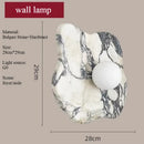 Axyaa Striped Marble Wall Lamp - Bulgari Style for Living Room, Bedroom, Corridor