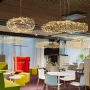 Axyaa Iron Mesh Cloud Pendant Lights: Modern Danish Design, Industrial Loft Chandelier