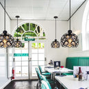 Axya Crystal K9 Pendant Lamp E27 Industrial Chandeliers with LED Bulb