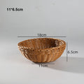 Axyaa Rattan Wicker Serving Baskets: 10 Styles for Bread, Fruit, Vegetables