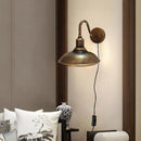 Axyaa Retro Industrial Wall Mounted Plug-in Lamp for Indoor Decor
