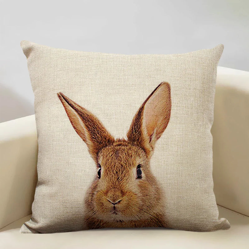Animal Print Cushion 45x45cm for Sofa, Car Seat & Living Room Decor by Axyaa