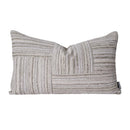 Axyaa Beige Textured Stripe Stitched Sofa Pillow for Bedroom and Restaurant Seat