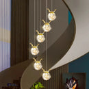 Axyaa Modern Dining Room LED Chandelier Pendant Ceiling Light Fixture