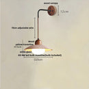 Axyaa Yellow Travertine LED Wall Sconce with Pull Chain Switch