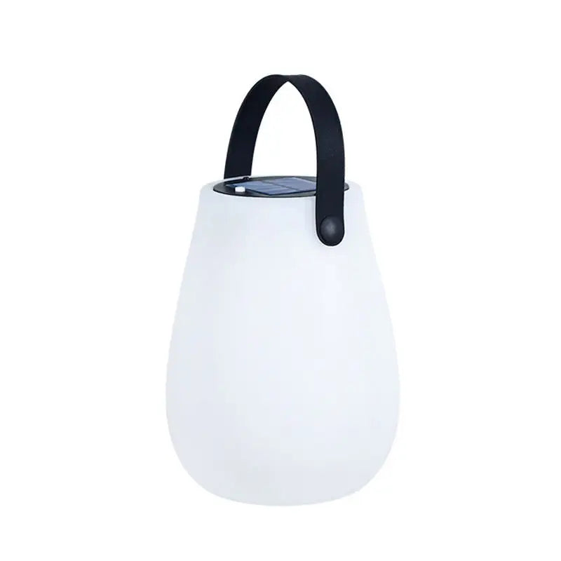 Axyaa Solar Camping Lantern: Rechargeable LED Table Lamp with Silicone Handle