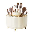 Axyaa 360° Rotating Makeup Brush Holder, 5 Slot Cup for Bathroom Dressing Table