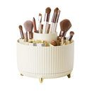 Axyaa 360° Rotating Makeup Brush Holder, 5 Slot Cup for Bathroom Dressing Table