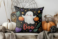 Cute Ghost Reading Book Cushion Cover for Sofa Bedroom Car by Axyaa