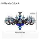 Axyaa Modern Crystal Chandelier for Living Room, Foyer, Hall, and Staircase