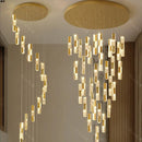 Axyaa Nordic Crystal LED Pendant Light Fixture for Home Decoration