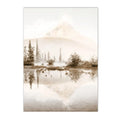 Axyaa Dried Grass Reed Landscape Wall Art Print for Home Decor
