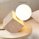 Axyaa Yellow Cave Stone Floor Lamp - Indoor Decor Lighting for Home & Office