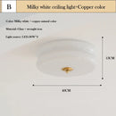 Axyaa Glass Egg Tart Ceiling Lamp: Modern Milky White Minimalist Nordic Cream Style