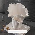 Axyaa Cave Stone Ceramic Vase for Home Decor and Floral Arrangements