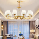 Axyaa Luxury Crystal Chandelier Pendant Light for Living and Dining Room