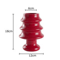 Axyaa Christmas Tree Ceramic Vase: Creative Xmas Table Decor, Floral Arrangement Aesthetic