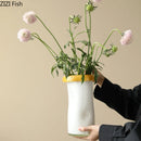 Axyaa Glass Vase Hydroponics Plant Pots Room Floral Vases Aesthetic Decor