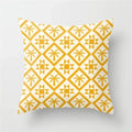Axyaa Geometric Print Cushion Pillowcase 45x45cm for Home Decor