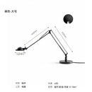 Axyaa Industrial Black/Chrome Adjustable Desk LED Light for Bedroom, Studio, and Bar