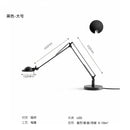Axyaa Industrial Black/Chrome Rocker Arm Desk Light LED Indoor Lighting