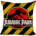 Axyaa Jurassic Park Dinosaur Print Throw Pillow Cover - Home Decor Pillow Case