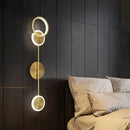 Axyaa Nordic Circular Wall Lamp: Modern & Creative Living Room and Corridor Lighting