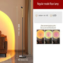 Axyaa Nordic Red Cob Floor Lamp: Height & Angle Adjustable, Eye Protection Standing Light