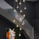 Axyaa Crystal Glass Ball Chandelier for Home Decor