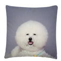 Axyaa Dog Art Print Polyester Cushion Cover for Home Sofa Car Decor