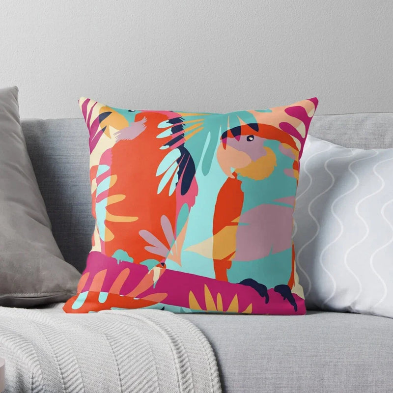Axyaa Bohemian Country Print Decorative Pillowcase for Home Decor
