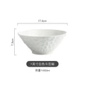 Axyaa Stone Pattern Ceramic Pasta Soup Salad Dessert Bowl Tableware Collection