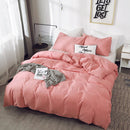 Axyaa Brushed Duvet Cover Set - Soft & Durable Queen/King Size Bedding