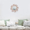 Rattan Woven Hanging Mirror Living Room Decorative Mirror by Axyaa