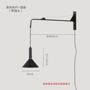 Axyaa Telescopic Swing Arm Wall Lamp LED E27 Long Pole Gold/Black For Home & Bar